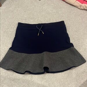 Navy and Gray Women's Skirt